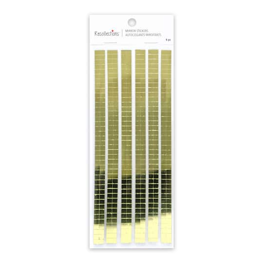 Gold Mirror Strip Stickers by Recollections™